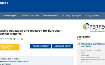 Project PERFECT is awarded as a Good Practice example for Erasmus+ projects!